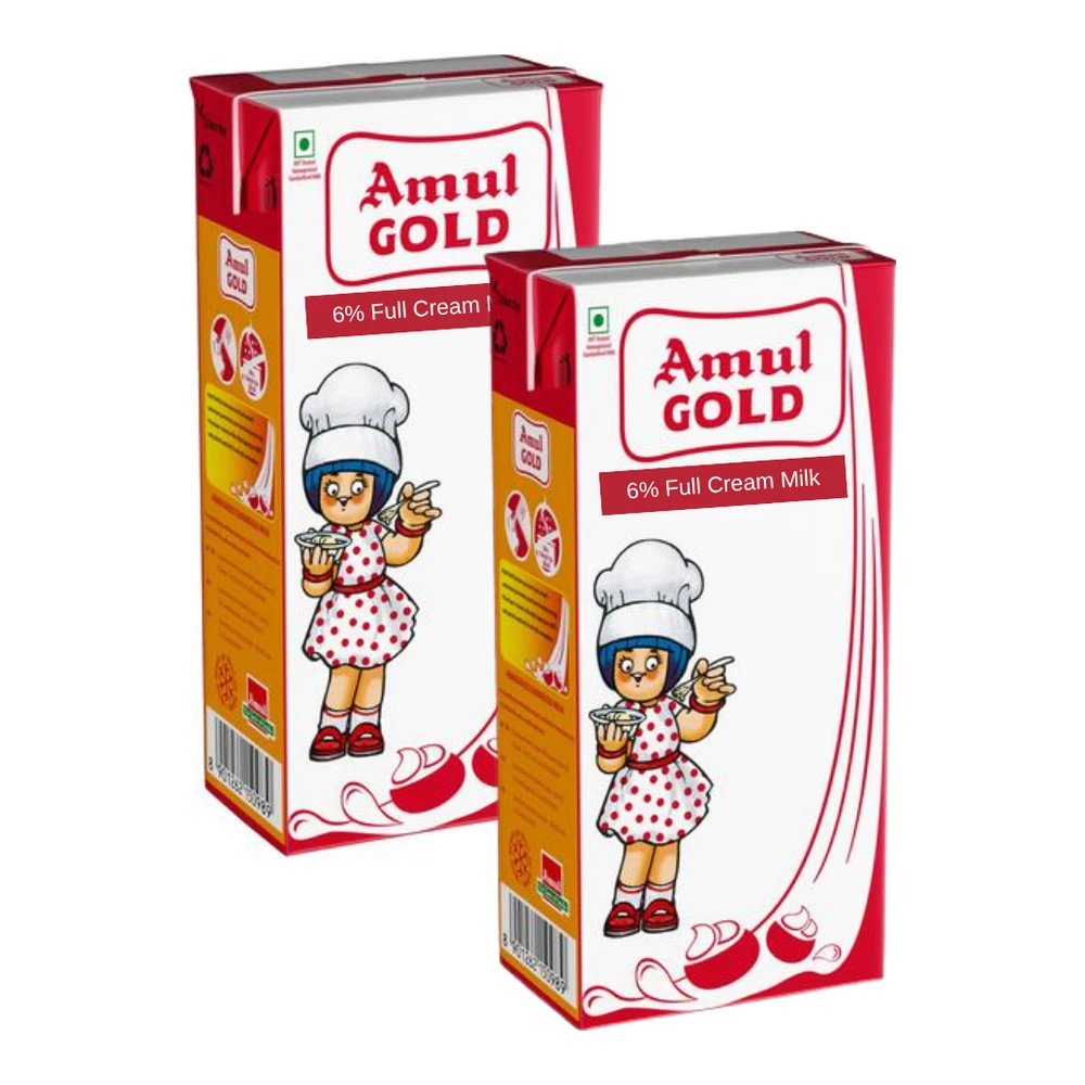 AMUL Gold Milk Full Cream 6% Fat