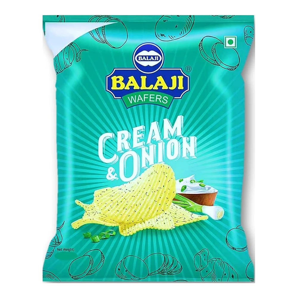 BALAJI Wafers Cream & Onion