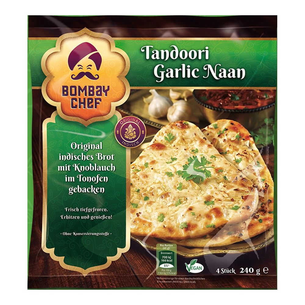 Bombay Chef Tandoori Garlic Naan