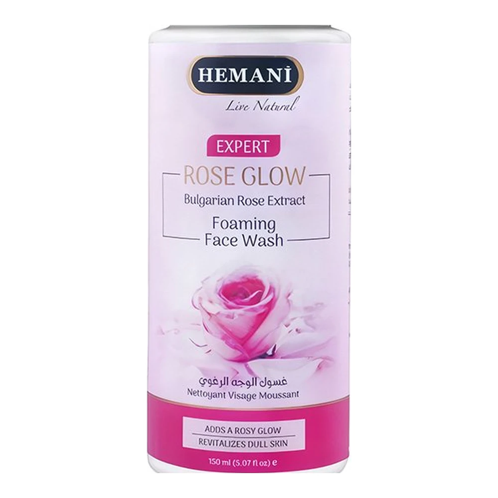 HEMANI Rose Glow Foaming Face Wash