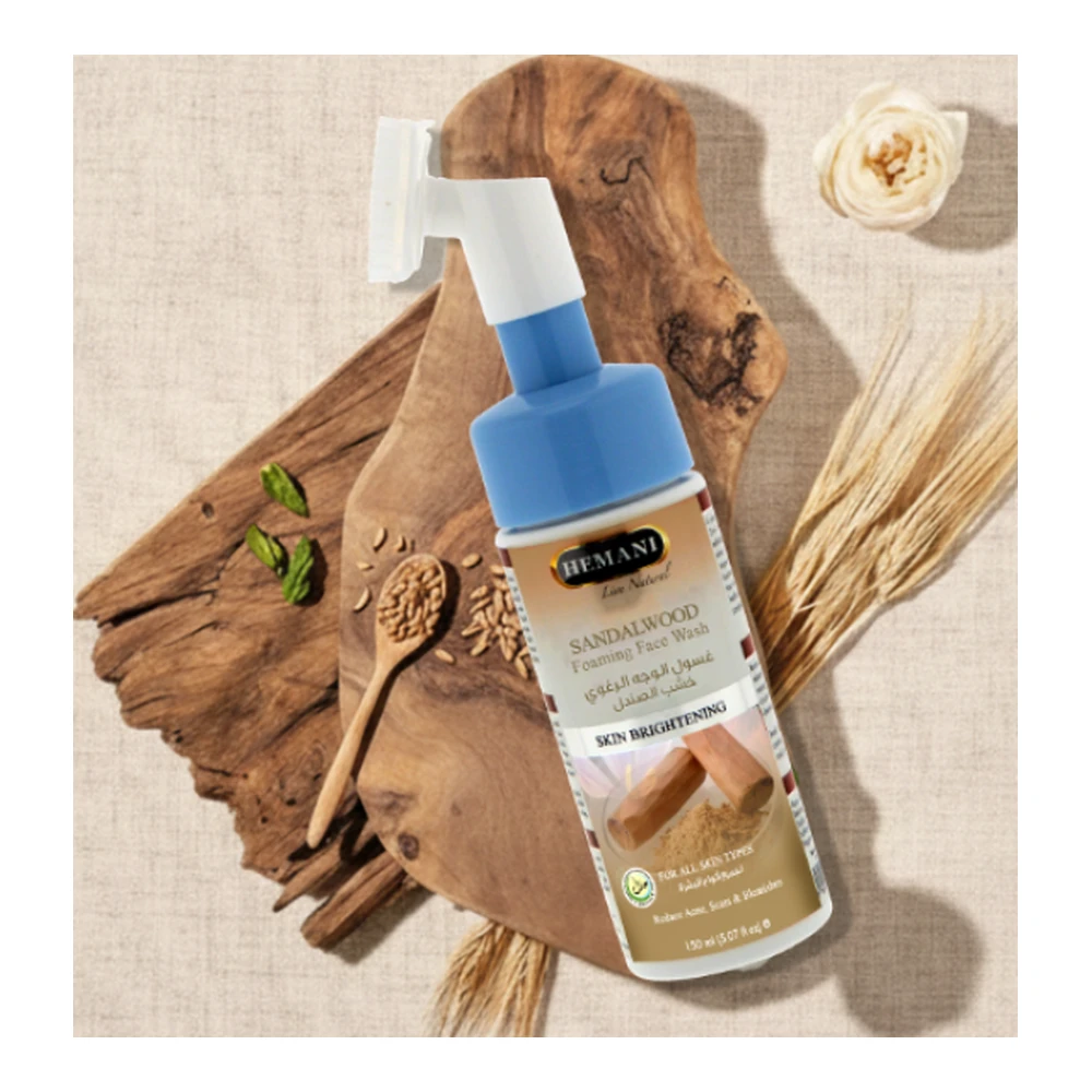 HEMANI Sandal Anti Wrinkle Foaming Face Wash