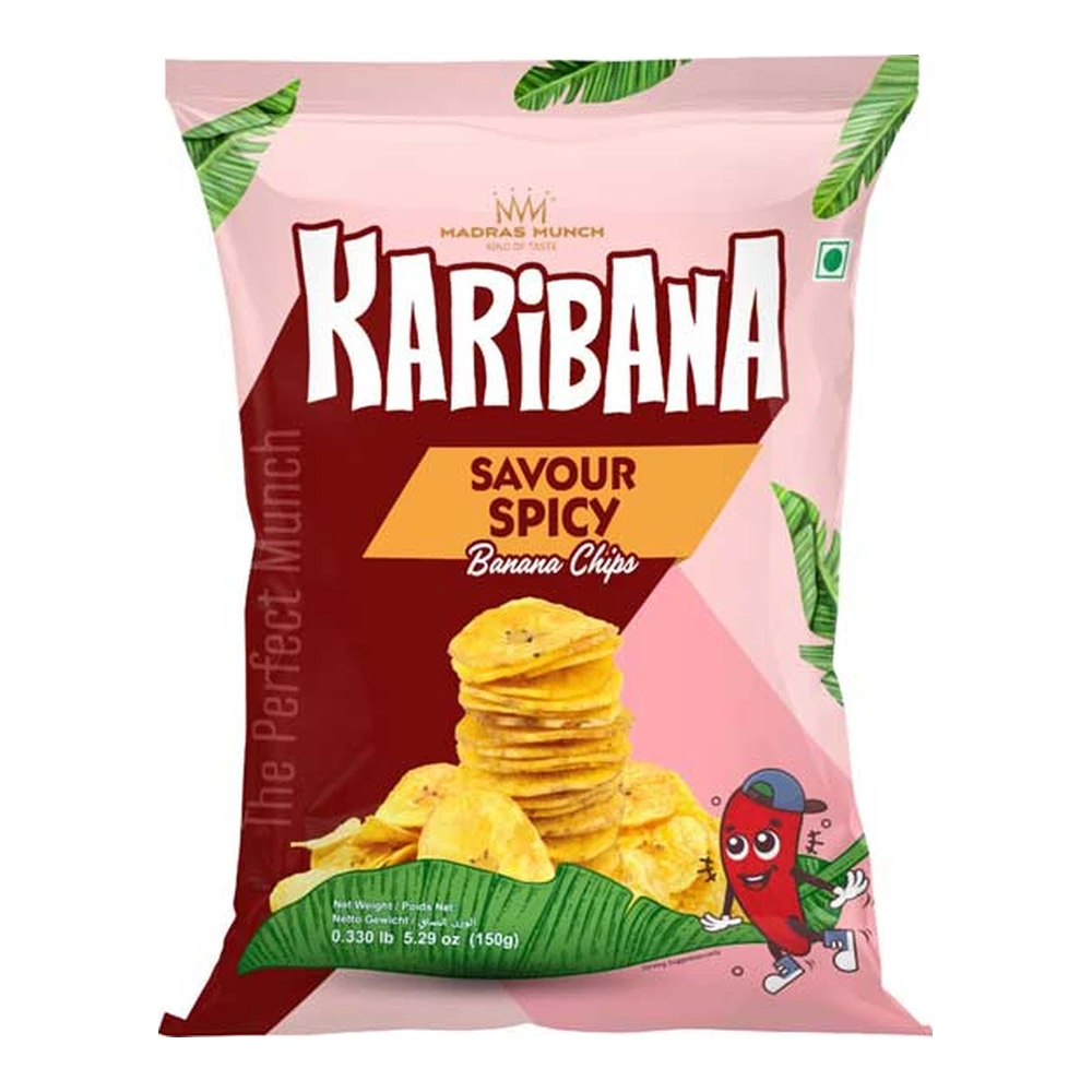 KARIBANA Banana Chips - Savoury Spicy