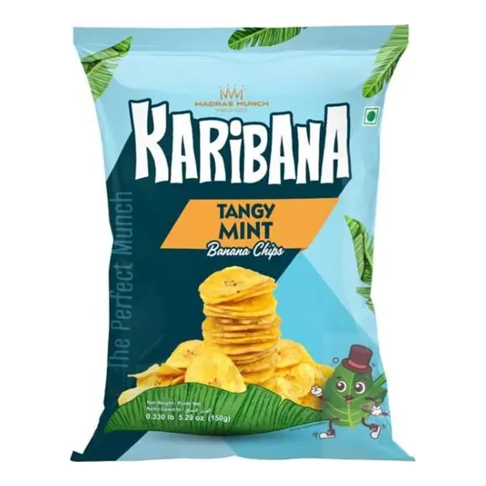 KARIBANA Banana Chips - Tangy Mint