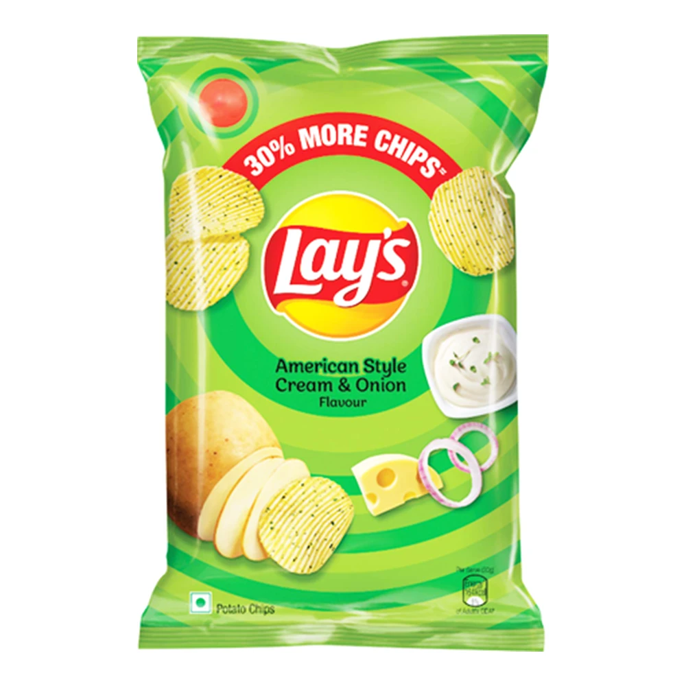 LAYS American Style Cream & Onion Flavour