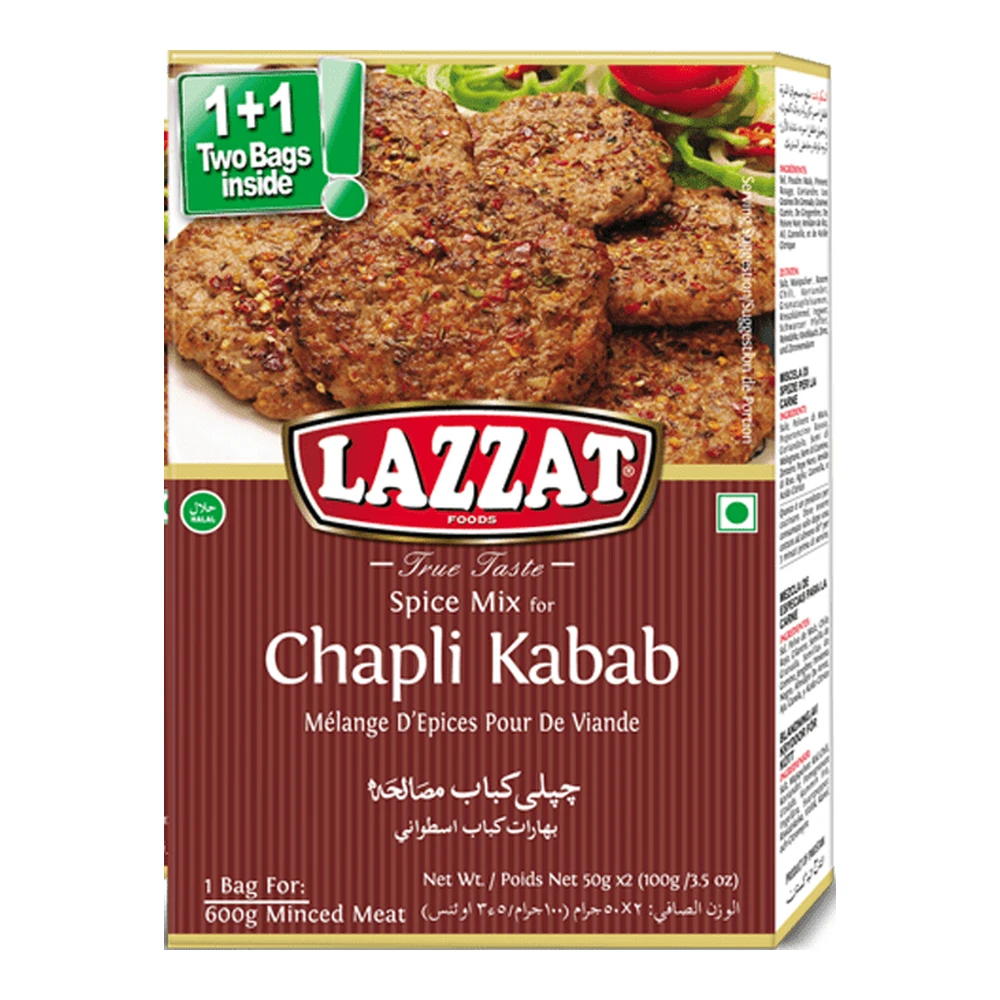 LAZZAT Chapli Kabab Masala 100g