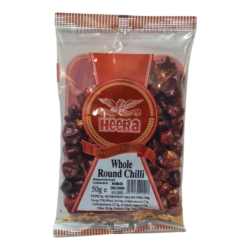 LAZZAT Whole Red Chilli Round