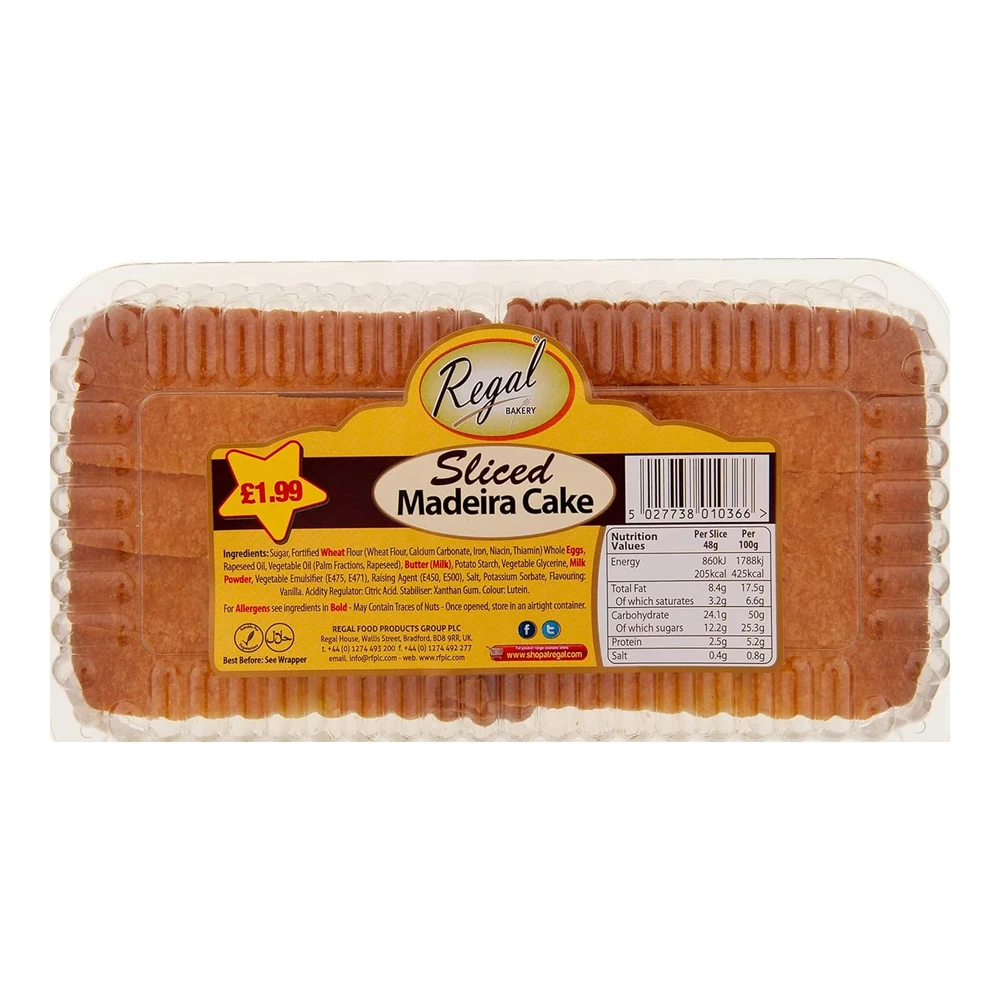 REGAL Madeira Sliced Cake