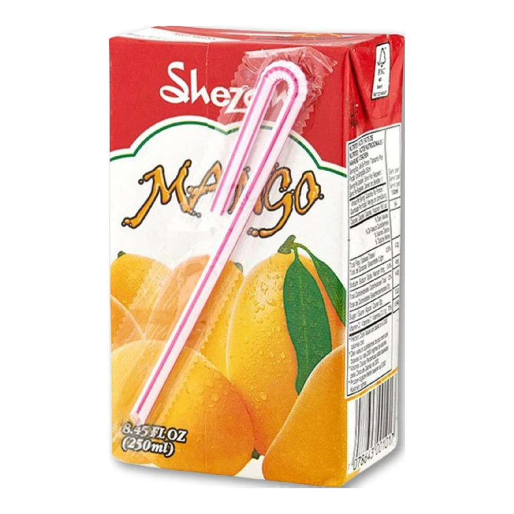 SHEZAN Mango Juice Tetra Pak with Straw
