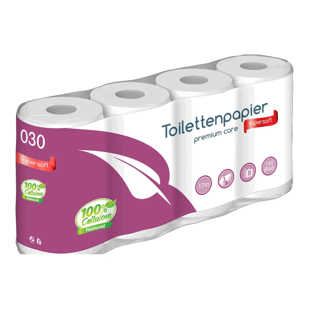 Toilettenpapier 3-lagig 150 Blatt