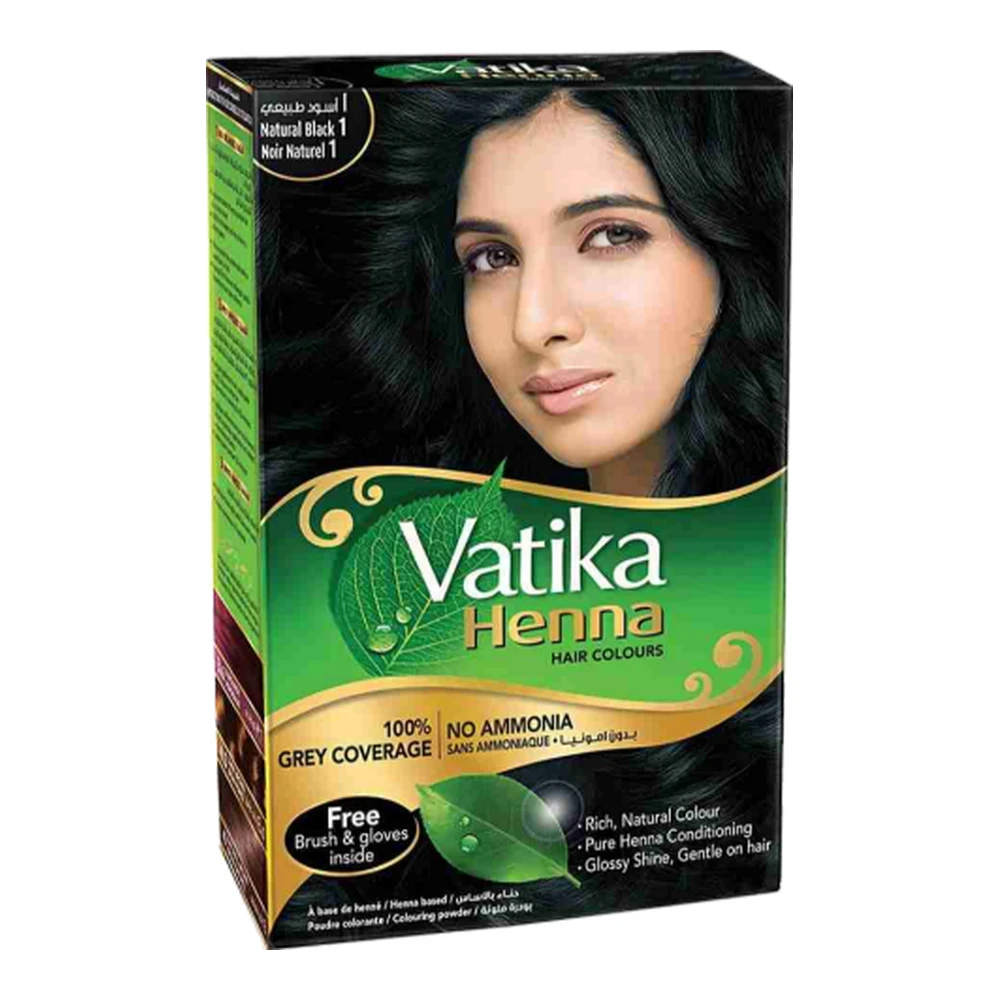VATIKA Henna Hair Colour - Natural Black
