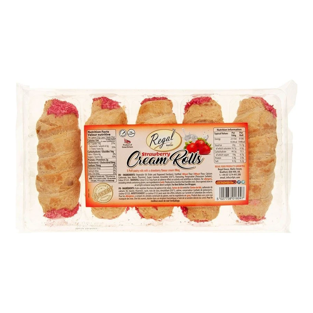 REGAL Cream Rolls Strawberry