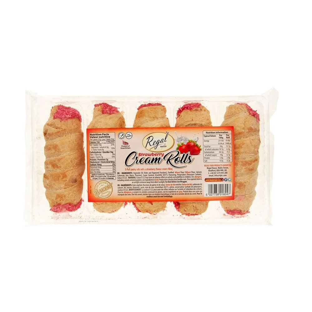 REGAL Cream Rolls Strawberry