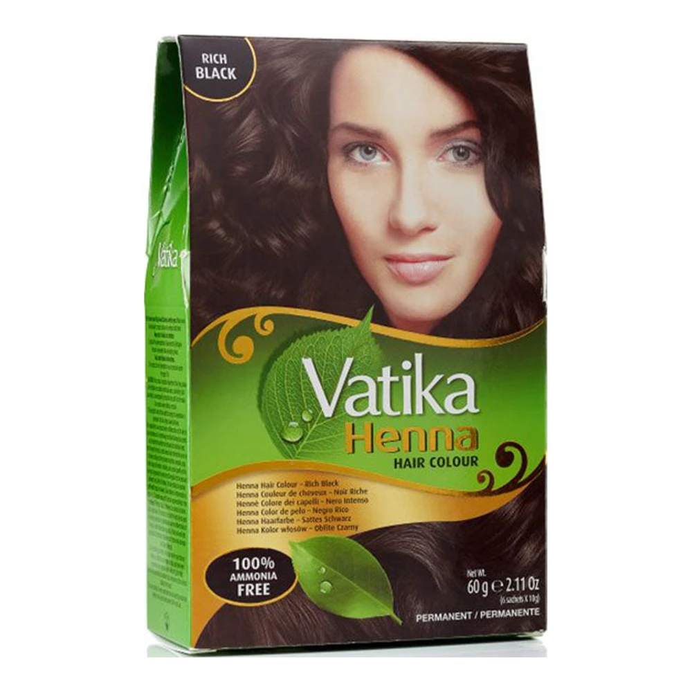 VATIKA Henna Hair Colour - Rich Black